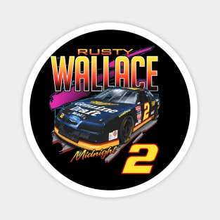 Rusty Wallace #2 Vintage Magnet